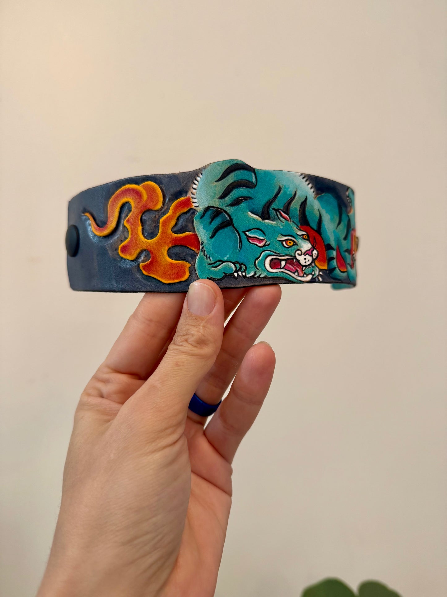 Blue Tiger cuff