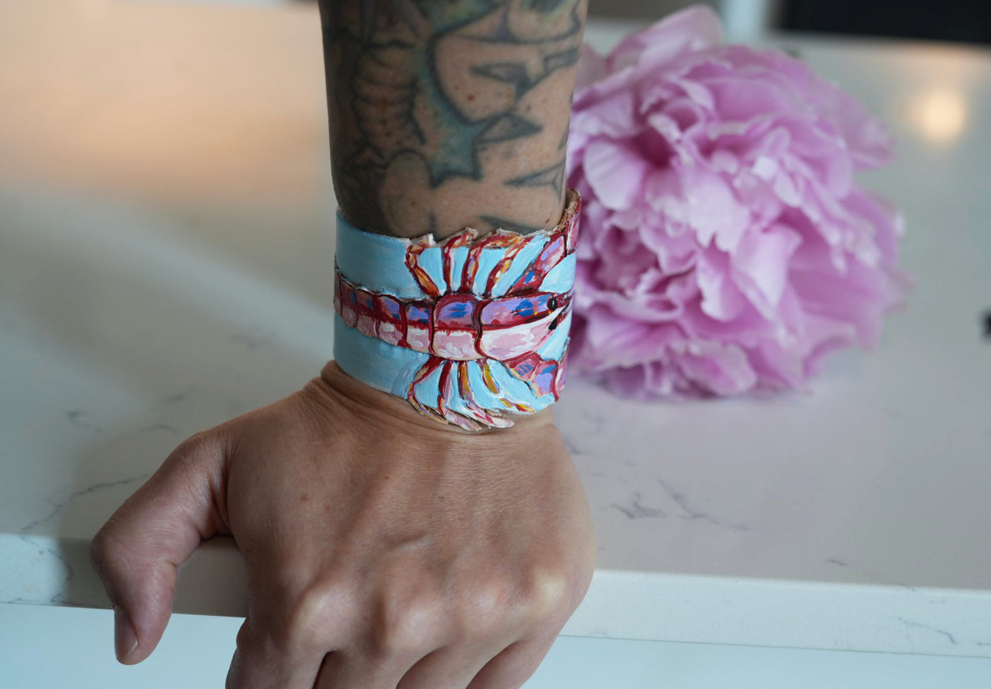 Lobster Paint Cuff