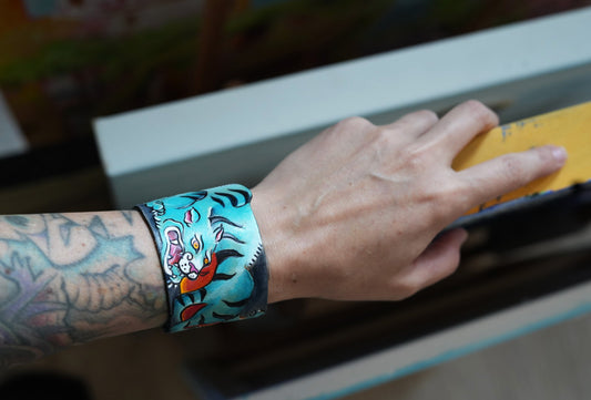 Blue Tiger cuff